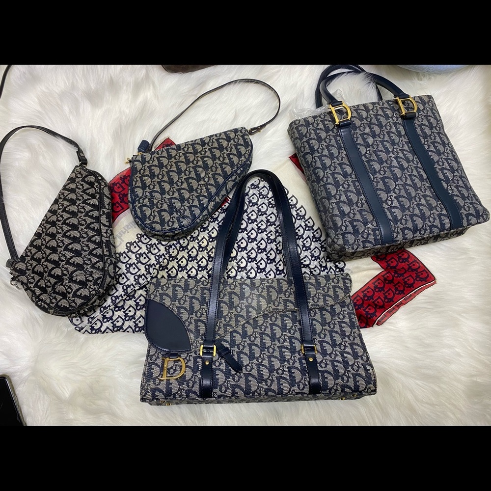 Authentic Dior blue trotter collection
